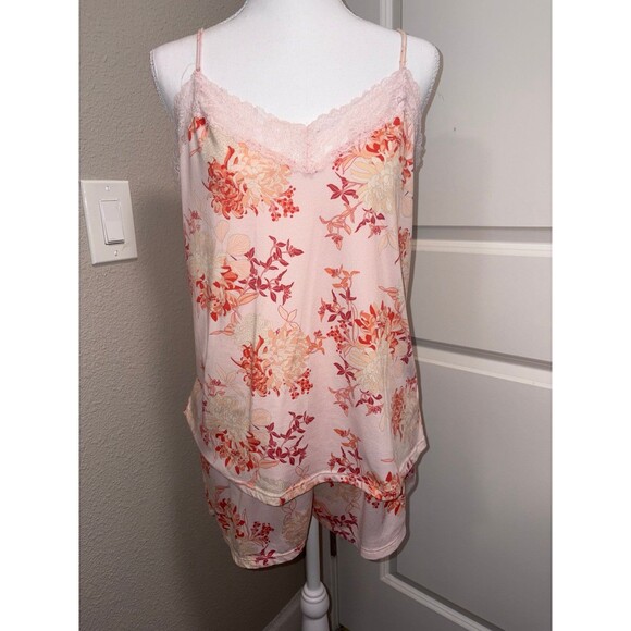 3 pc Set by Flora Nikrooz  size L pajamas Robe lingerie - Picture 6 of 11